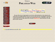 Tablet Screenshot of philatelicweb.com
